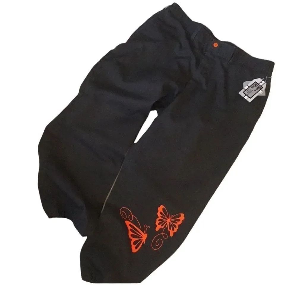 Vintage elastic ankle distressed cropped joggers RR